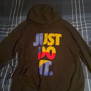 JUST DO IT NIKE STYLE HOODIE
